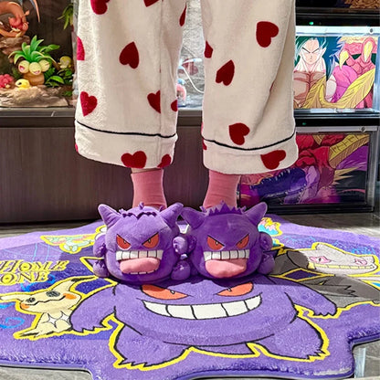 Gengar Open-Toe Plush Slippers