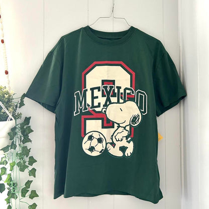 Mexico Soccer Snoopy Jersey Shirt