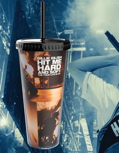 Bundle Billie Eilish Limited Hit Me hard & soft popcorn Bucket + Cup