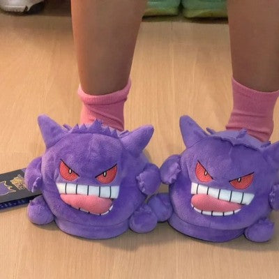 Gengar Open-Toe Plush Slippers